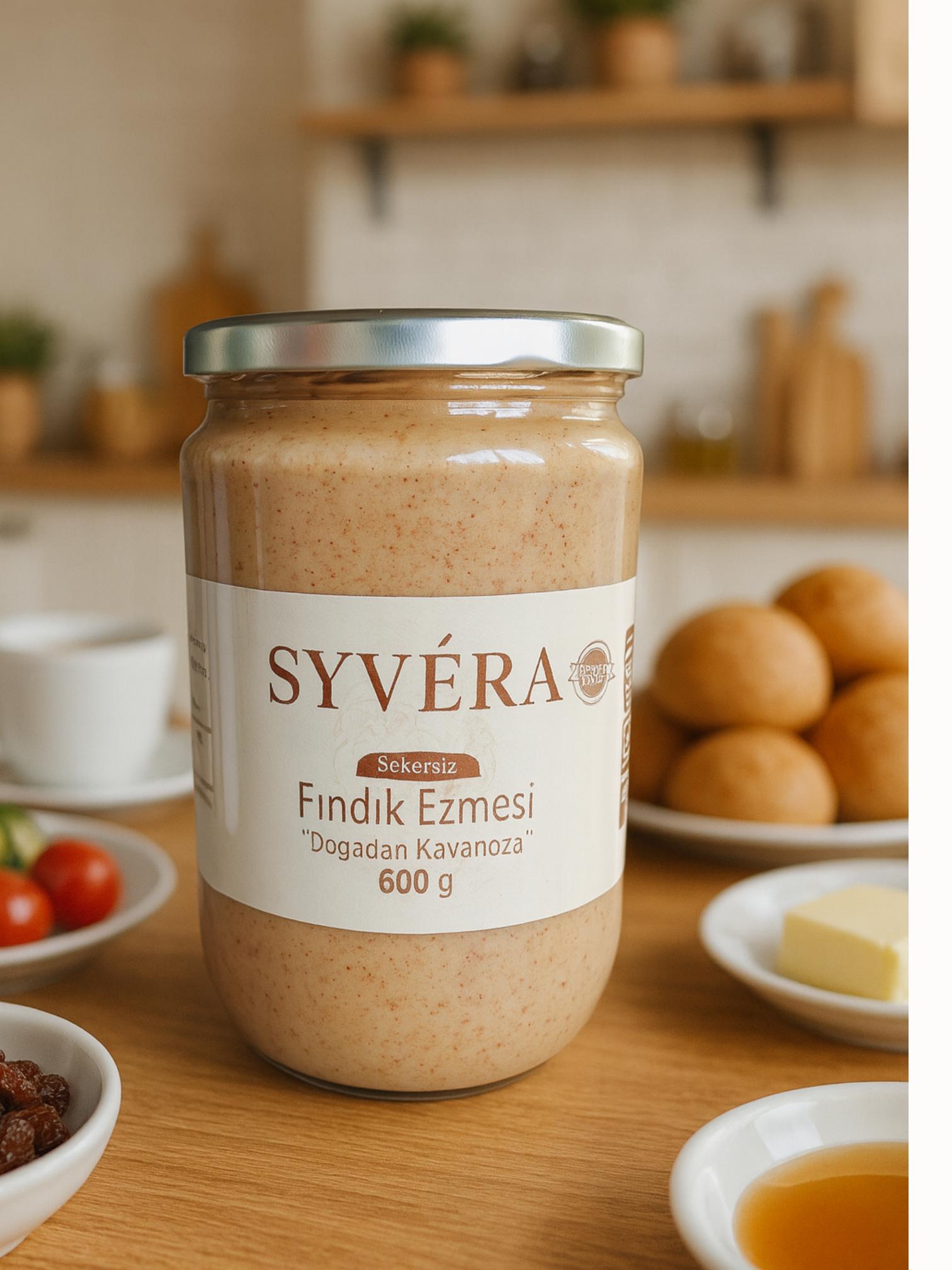 Şekersiz Fındık Ezmesi 600 gr